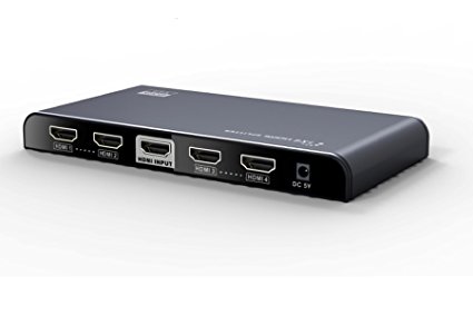 E-SDS 1x4 HDMI Splitter 4K2K/60HZ,HDMI 2.0,HDCP 2.2,Cascaded up to 4 units(One Input To Four Outputs)