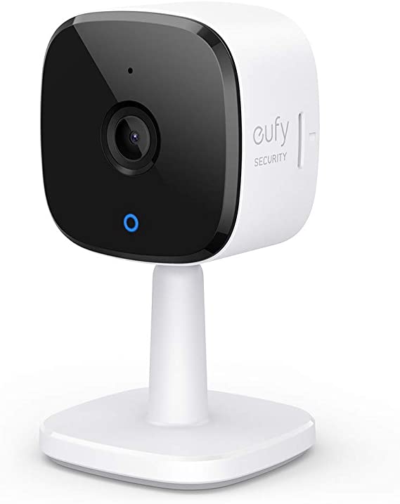 eufy Security 2K Indoor Cam, Plug-in Security Indoor Camera with Wi-Fi, Human and Pet AI, Works with Voice Assistants, Night Vision, Two-Way Audio, HomeBase Not Required