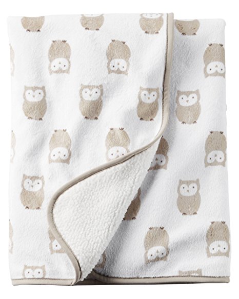 Carters Baby Owl Plush Blanket
