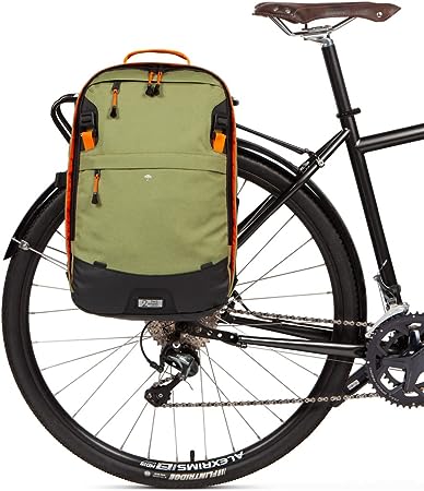 Two Wheel Gear - Pannier Backpack Convertible - 2-in-1 Bike Commuting and Travel Bag