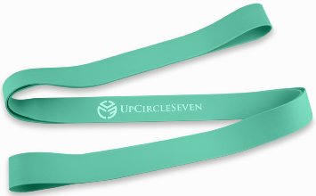 Ballet Stretch Band by UpCircleSeven - Single Superior Trainer Band For Dance, Gymnastics, Cheerleading Flexibility Training & Exercise, Injury Prevention - With Black Travel Bag & Stretching Guide