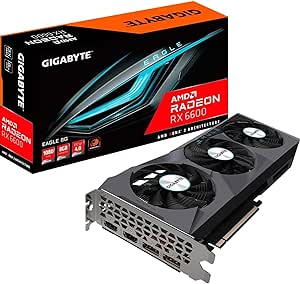 Gigabyte Radeon RX 6600 EAGLE 8G AMD 8 GB GDDR6