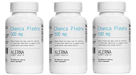 Alerna Kidney Health: Chanca Piedra (Phyllanthus niruri) – AKA “Stone Breaker" - 500 mg (3 Bottles)