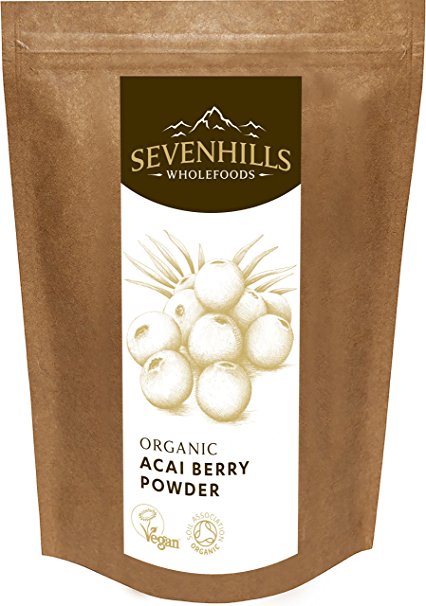 Sevenhills Wholefoods Organic Raw Acai Berry Powder 500g