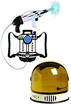 Aeromax Astronaut Space Pack Super Water Blaster & Youth Astronaut Helmet (2Piece Bundle)