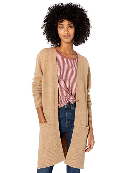 Goodthreads Women's Boucle Cardigan Sweater