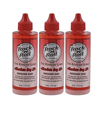 Rock-N-Roll Absolute Dry LV Bicycle Chain Lube Made for Road Bikes - 4oz - (Pack of 3)