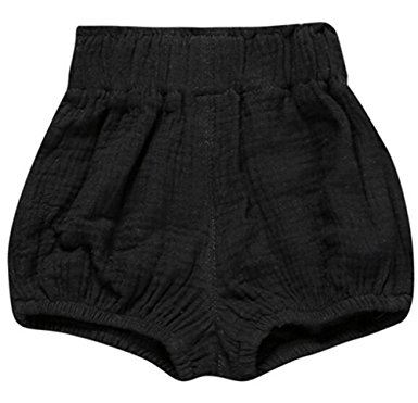 LOOLY Unisex Baby Girls Boys Cotton Linen Blend Bloomer Shorts