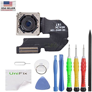 Unifix-Back Rear Main Camera Replacement Part for iPhone 6 4.7”   Tool Kit