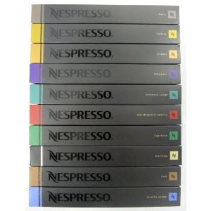 Nespresso OriginalLine Capsules Variety, 100 Count