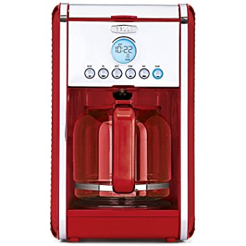 BELLA LINEA Collection 12 Cup Programmable Coffee Maker, Color Red 14108