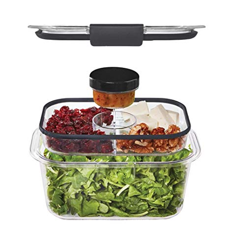 Rubbermaid 2027420 Brilliance Food Storage & Organization, Small, Clear