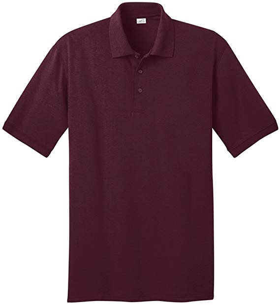 Men's Short-Sleeve Polo Shirts in 21 Colors. Sizes XS-6XL