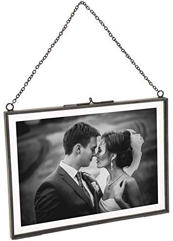 Cq acrylic 11 x 14 Picture Frames Made of Copper and High Definition Glass Display Pictures 8x10 or 11x14 for Wall mounting Photo Frame,Black,Pack of 1