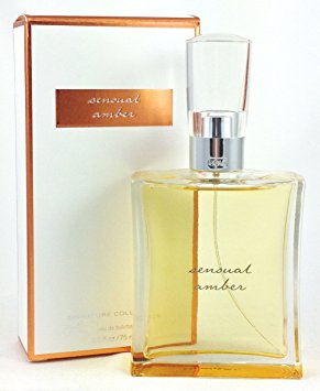 Bath and Body Works Sensual Amber Eau De Toilette Perfume Spray 2.5 Ounce Full Size Tall White Slender Box