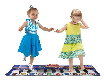 Kidzlane Durable Piano Mat 10 Selectable Sounds Play and Record For Kids 2 to 5 Dance and Learn