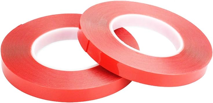 LLPT Double Sided Tape 5mm 10mm 2 Rolls x 164ft for Phone Repair LCD Screen Repair Sticker of Phone Electronics Crafting Ultra Thin Strong PET Adhesive (PT510)