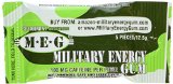 Military Energy Gum MEG - Spearmint - Tray 24 packs - 5pcspk 100mg caffeinepc - Military Specification Formula
