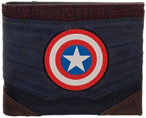 Captain America Wallet Marvel Gift Captain America Accessories - Marvel BiFold Wallet Captain America Gift