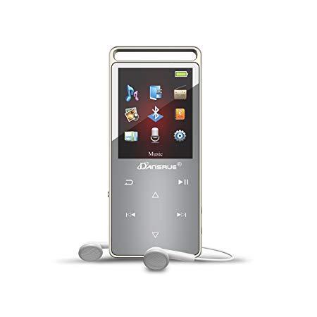 8GB MP3 Player, Hi-Fi Lossless Sound Audio Music Players with FM Radio/Voice Recorder, 60 Hours Playback (Black 01)