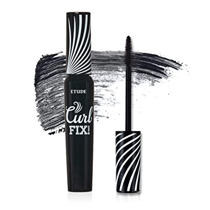 ETUDE Lash Perm Curl Fix Mascara #1 Black(21AD) | A curl fix mascara that keeps fine eyelashes powerfully curled up for 24 hours by ETUDE's own Curl 24H Technology