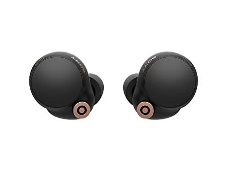 Sony WF-1000XM4 Industry Leading Active Noise Cancellation True Wireless (TWS) Bluetooth 5.2 Earbuds with 32hr Battery Life, Alexa Voice Control, mic for Phone Calls Suitable for Workout, WFH (Black)