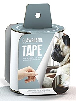 CLAWGUARD Protection TAPE - Ultimate Pet Shield for Window Sill, Furniture, Glass, Weather Stripping and more (Clear)