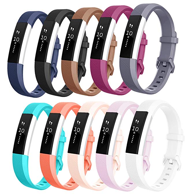 AK for Fitbit Alta Bands/Fitbit Alta HR bands (10 PACK), Replacement Bands for Fitbit Alta/Alta HR