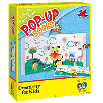 Creativity for Kids Create Your Own Pop-Up Books - Makes 2 Books - Teaches Beneficial Skills - Includes Story Ideas - For Ages 5 and Up