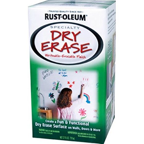 Rust-Oleum 241140 Dry Erase Brush-On Kit, White