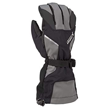 KLIM Klimate Men's Snow Snowmobile Gloves - Dark Gray/Small