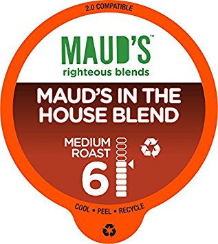 Maud's Gourmet Coffee Pods, In The House Blend, 96 Single Serve Coffee Pods