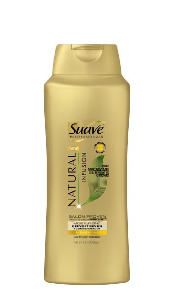 Suave Professionals Natural Infusion Macadamia Oil and White Orchid Conditioner, 28 Ounce