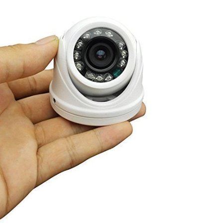 Vanxse® Cctv 960h 1200tvl Hd 1/3" Sony Cmos 12pcs Leds Ir-cut 3.6mm Wide Angle Mini Armour Dome Security Camera Surveillance Camera