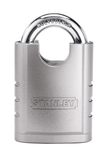 Stanley Hardware 828145 2-Inch and 50-mm Hardened Steel Security Lock, 1-Inch Shackle