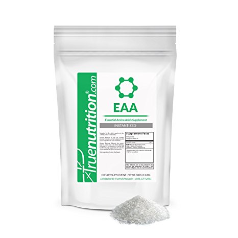 True Nutrition EAA's - Essential Amino Acids - Instantized | 500 Grams |