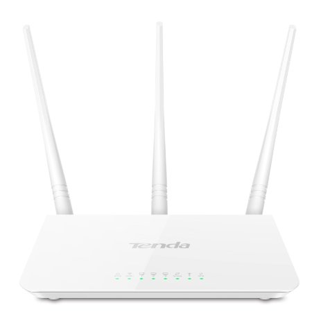 TENDA F3 Wireless N300 Home Router, 300Mbps, IP QoS, WPS Button