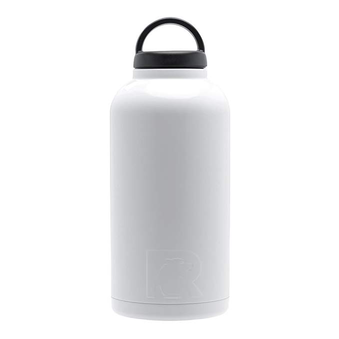 RTIC 291 Double Wall Vacuum Insulated Bottle, 64 oz, White