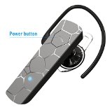 Bluetooth Headset JETech Universal Bluetooth Headset for Apple iPhone 65s5c5 iPhone 4s4 Samsung Galaxy S5S4S3 LG PC Laptop and Other Bluetooth Device - Silver