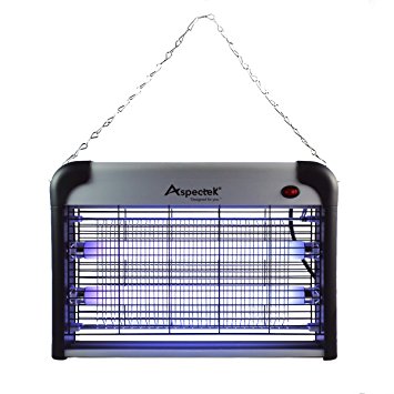 DELUXE Aspectek 20W Electronic Bug Zapper, Insect Killer for Residential & Commercial use by Aspectek