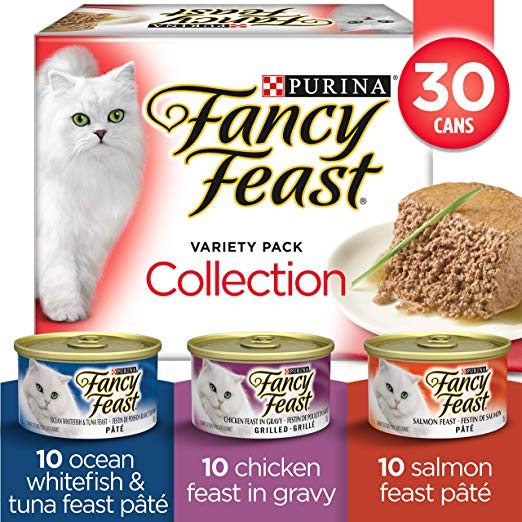 Purina Fancy Feast Collection Wet Cat Food Variety Pack - 85 g (30 Pack)