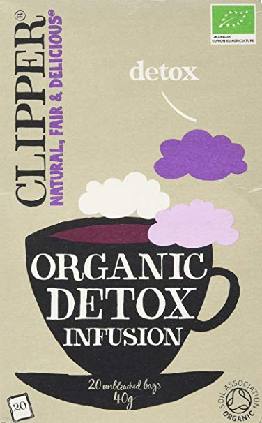 Clipper Organic Detox Infusion 20 Teabags (Pack of 6, Total 120 Teabags)