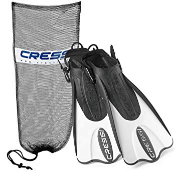 Cressi Palau Short Snorkeling Swim Fins with Mesh Bag