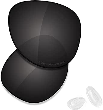 SAUCER Premium Replacement Lenses & Nosepads for Oakley Elmont M OO4119-58mm Sunglasses