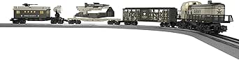 Lionel Army Freight Electric O Gauge Bluetooth 5.0 Train Set with Remote