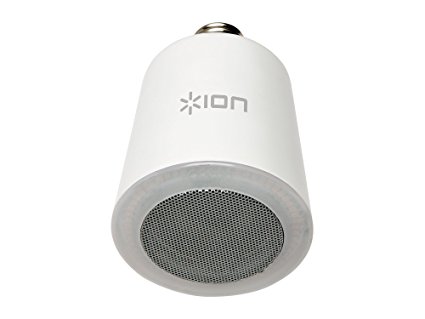 ION Audio Sound Shine | Dimmable Light Bulb & Wireless Speaker with Bluetooth & App Control (Single)