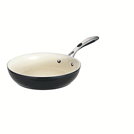 Tramontina 80110/020DS Gourmet Ceramica 01 Deluxe Fry Pan, 12-Inch, Metallic Black