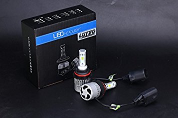 LED Headlight Kit - 8000Lumen Seoul Csp 12-EX Chipsets LED Headlight Bulbs Conversion Kit - Cool heat radiating device (H13(9008))