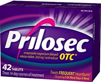 Prilosec OTC Acid Reducer, Delayed-Release Tablets, 42 Count