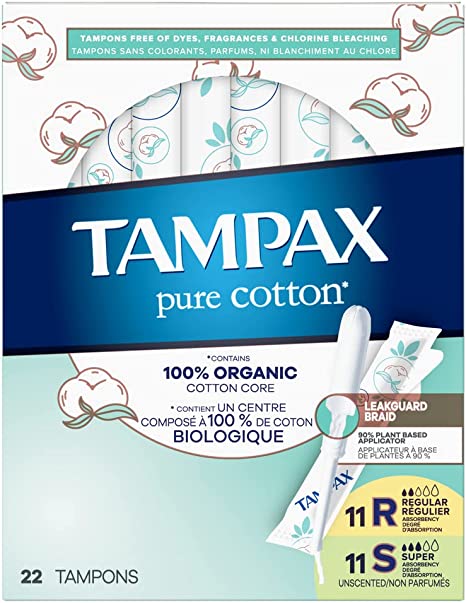 TAMPAX PURE ORG 22 DUO RS 2X 3/4/22 CA